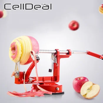 

CellDeal 3 in 1 Stainless Steel Apple Peeler Pear Fruit Peel Corer Slicing Kitchen Cutter Machine Peeled Tool Creative Kitchen