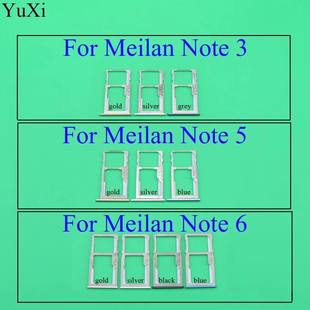 YuXi слот для sim-карты лоток держатель для карт Meizu M3 note 3 Meilan Note3 note5 note 6 мобильный телефон
