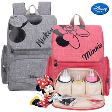 Сумка для подгузников для мам disney, сумка для кормящих подгузников для мам, сумка для ухода за ребенком, дорожный рюкзак, дизайнерские сумки для мам с Микки и Минни