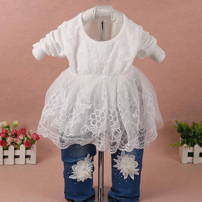 3Pcs-set-Spring-Autumn-Fashion-Jeans-Colthes-Suit-Baby-Girls-Lace-Suits-Denim-Jacket-And-White (2)