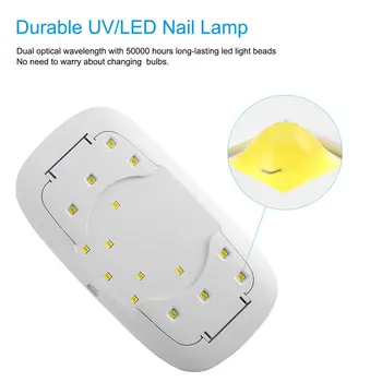

LCD Display UV LED Nail Lamp Professional 24W Nail Gel Polish Dryer LED UV Gel Curing Machine 30s/60s Timer Setting Nail Art