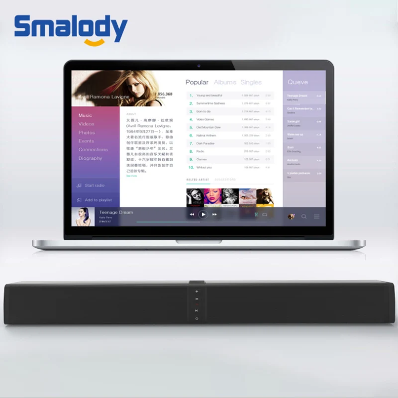 Bluetooth динамик, Smalody портативный динамик, Bluetooth 5,0 беспроводной динамик s с 20 Вт HD звук и Насыщенные басы для телефона ПК