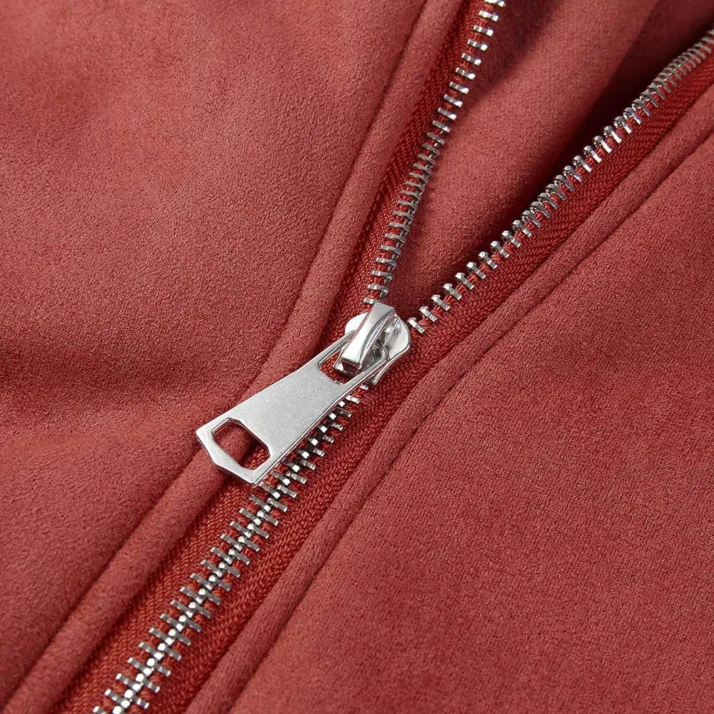Пальто и куртки женская зимняя флисовая верхняя одежда из искусственного меха теплая байкерская куртка-Авиатор с отворотом и карманами для женщин 2018oct11