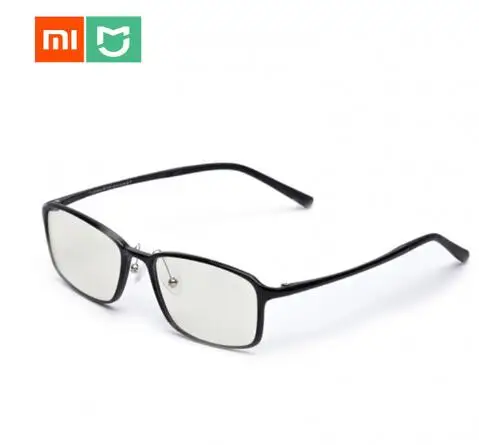 Xiaomi Mijia TS анти-голубые Лучи Стекло УФ защитные очки Защита для глаз Модные анти-синие линзы Зеленая жизнь для мужчин и женщин - Цвет: Black Color