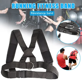 

Resistance Band Harness Pull Strap Shoulder for Fitness Running Training Sports EDF88