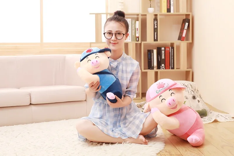 Милые пары Tiancai плюшевая свинка mcdull игрушки мужская игрушка-поросенок год деятельности подарок настраиваемый