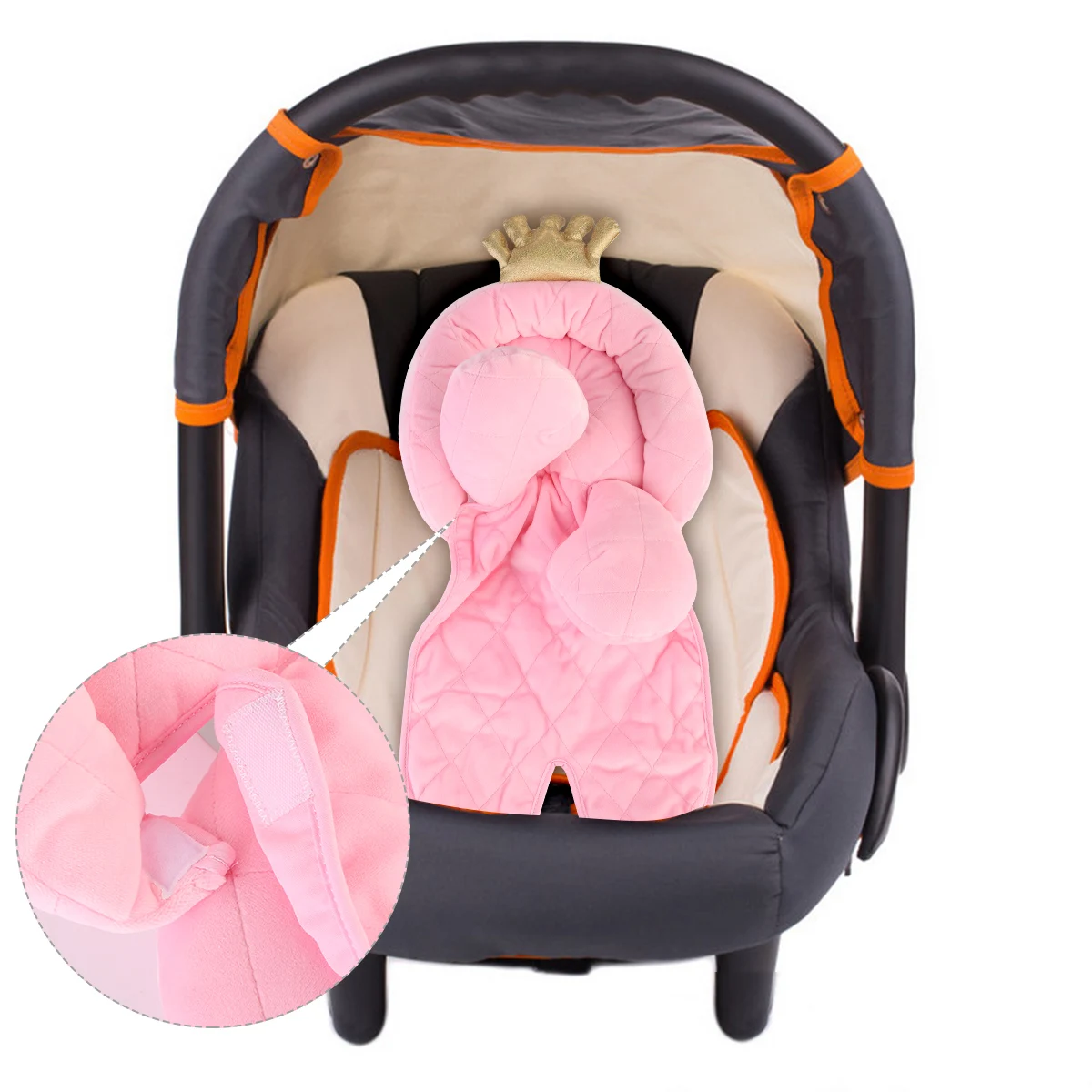 Новая милая детская подушка с защитой для шеи, поддержка для младенцев, подголовник для путешествий, автомобильное сиденье, поддержка шеи, мягкая подушка для коляски
