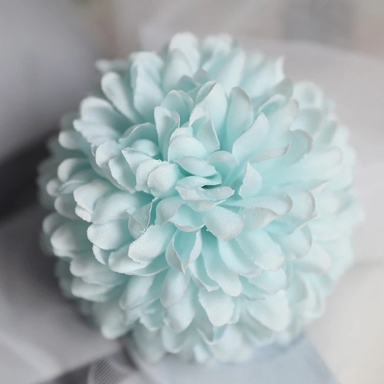 JAROWN Artificial Flower Head Ball Chrysanthemum Flowers Dandelion Silk Fake Flower Wedding DIY Decoration Home Decorative (14)