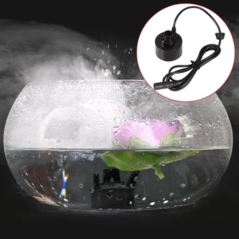 

400ML/H Mini Ultrasonic Mist Maker Fogger Water Fountain Pond Fog Machine Atomizer Air Humidifier