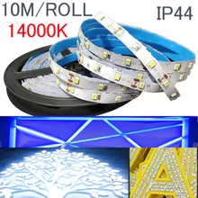 Водонепроницаемая S 2835 smd rgb Светодиодная лента 12 в 10 м 5 м 3 м 2 м теплая белая лента adpter Адресуемая Светодиодная лента световой замены 5050 5630 120