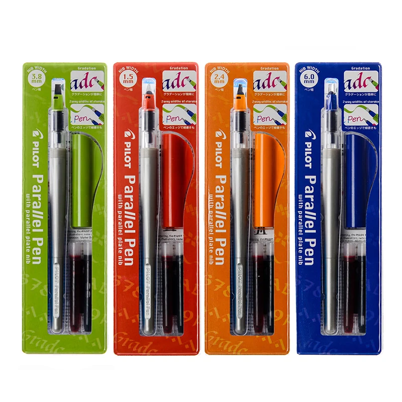 

Pilot Parallel Calligraphy Duckbill Pen FP3-SS Special Art Gothic Flower Font Art Work Office Stationery 1.5/2.4/3.8/6.0mm