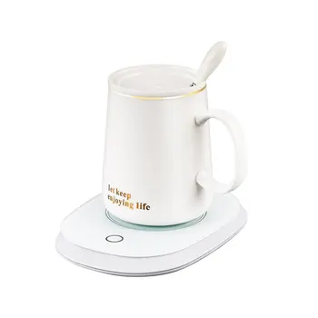

220V Electric Warmer Heater Tea Coffee Mug Mats Pads 60 Degrees Thermostatic Thermal Insulation Dish Pad Cup Coaster Mat