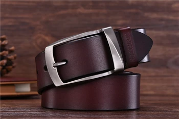 

DINISITON designer belts men high quality genuine leather belt man fashion strap male cowhide belts for men jeans cow leather