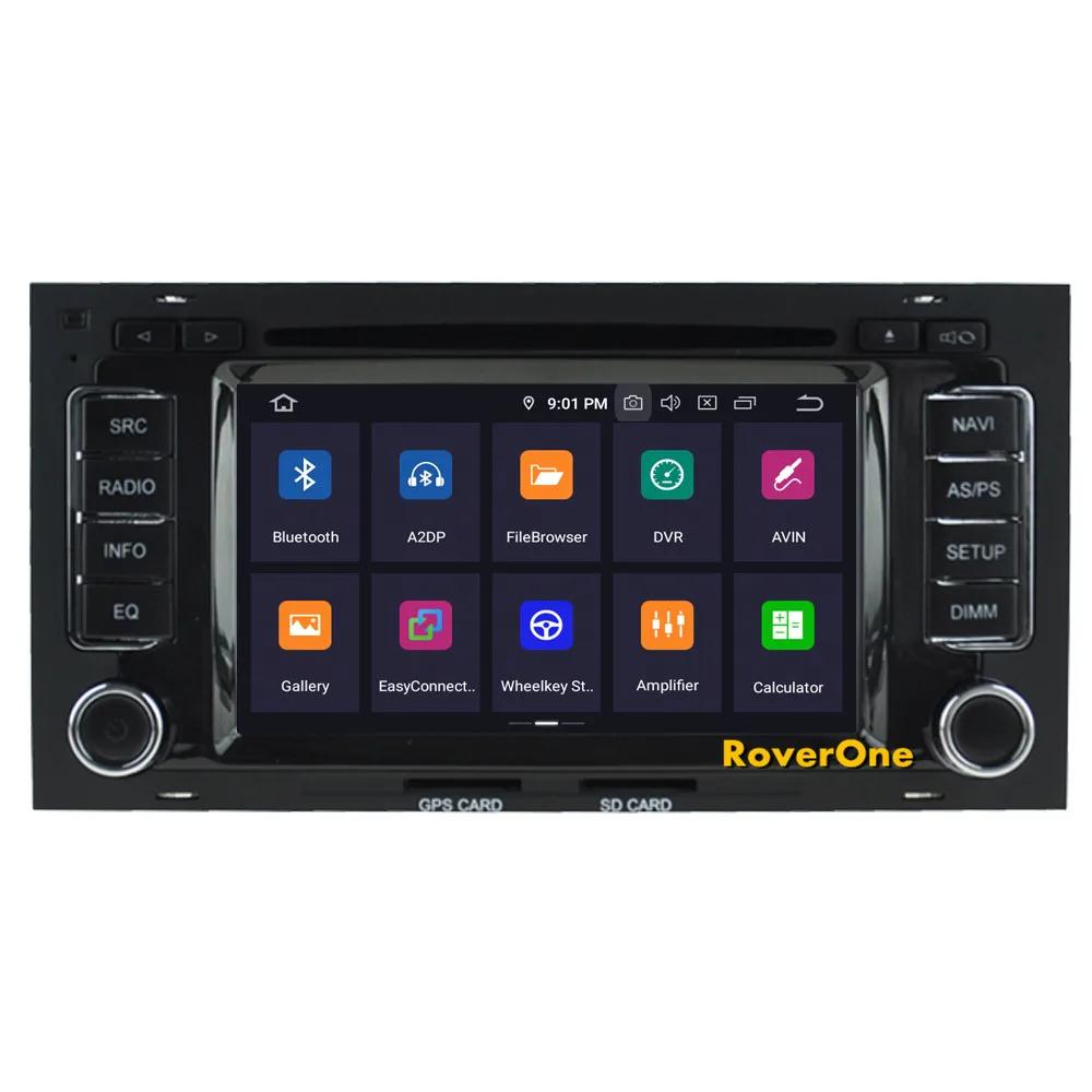 Cheap RoverOne Car Multimedia Player For Volkswagen Touareg T5 Multivan Android 9.0 Octa Core Radio DVD GPS Navigation Stereo Media 6