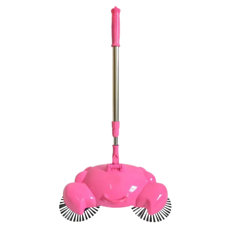 

Stainless Steel Sweeping Machine Push Type Hand Push Magic Broom Dustpan Handle Household Cleaning Hand Push Sweeper
