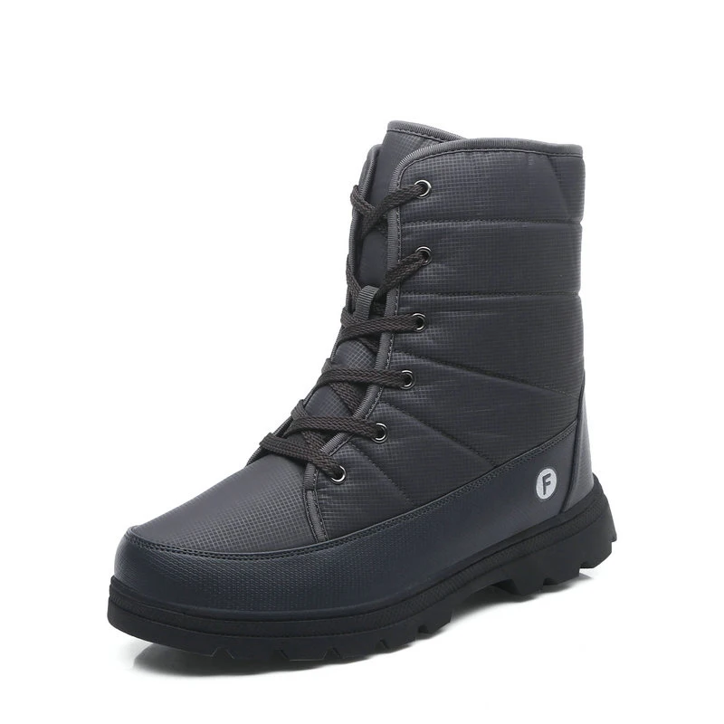 

CINESSD Women Snow Boots 2019 Fashion Platform Winter Shoes Thick Bottom Warm Plush Waterproof Non-slip Mid-calf Botas Mujer