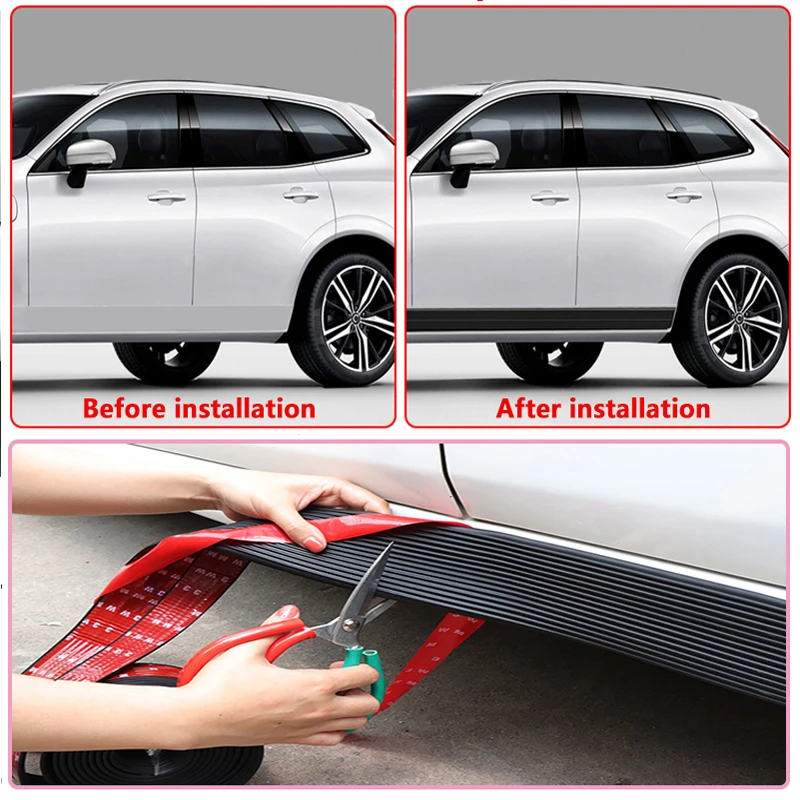 Side Skirts For Cars Universal,Side Skirt Cars Protector AntiScratch