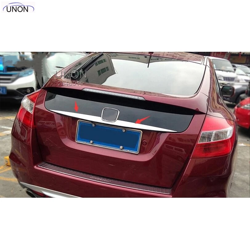Обшивка крышки багажника 1 шт. для Honda Crosstour 2011 2013|trim cover|trunk lid trimhonda trim |