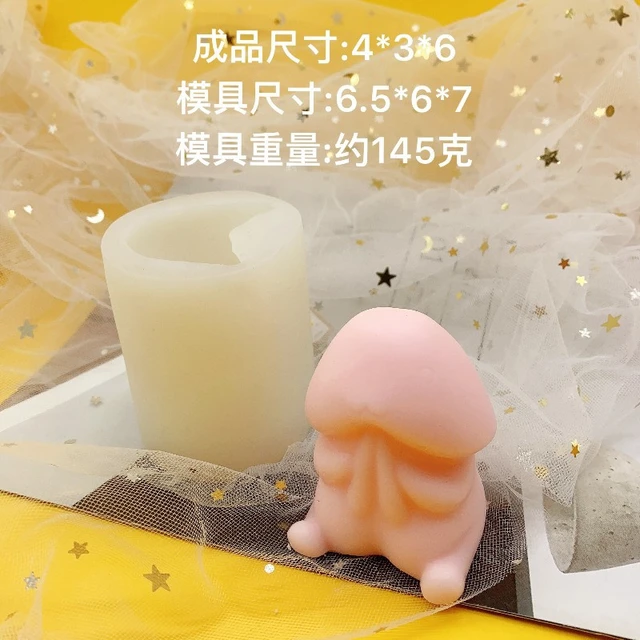 Silicone Mold Candle Making Penis  Candle Molds Silicone Form Penis - Diy  3d Candle - Aliexpress