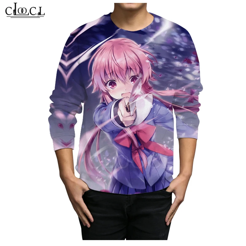 Anime Future Diary Sweatshirt Men Women 3d Print Cartoon Character Gasai Yuno Casual Tracksuit Hipster Streetwear Pullovers X430 Hoodies Sweatshirts Aliexpress
