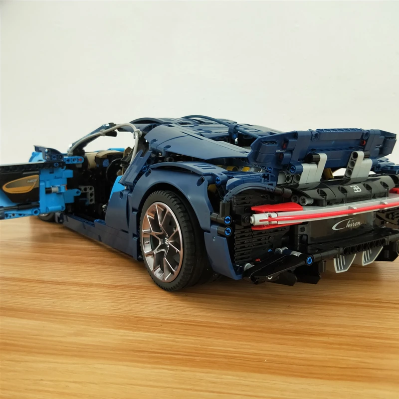 Bugatti чугун модификация RC двигатель совместимый IEGOset 42083 20086 technic MOC гоночный автомобиль строительные блоки игрушки подарки