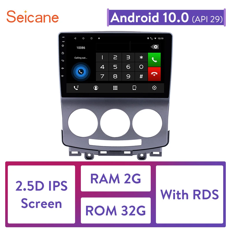Seicane автомобильный радиоприемник с навигацией GPS для 2005 2006 2007 2008 2009 2010 Старый Mazda 5