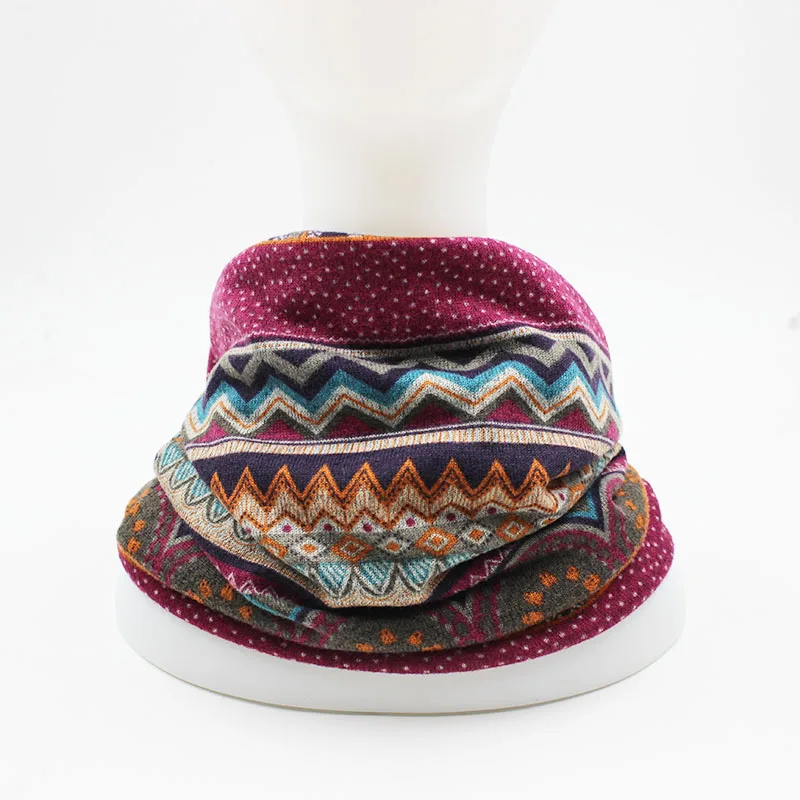 Heißer Verkauf 8 Farben Vintage Gestreiften Frauen Warme Beanie Top Mode Laien Casual Winter Hut Hip-Hop Cap Gorro mädchen Touca Verkauf – Detail 17