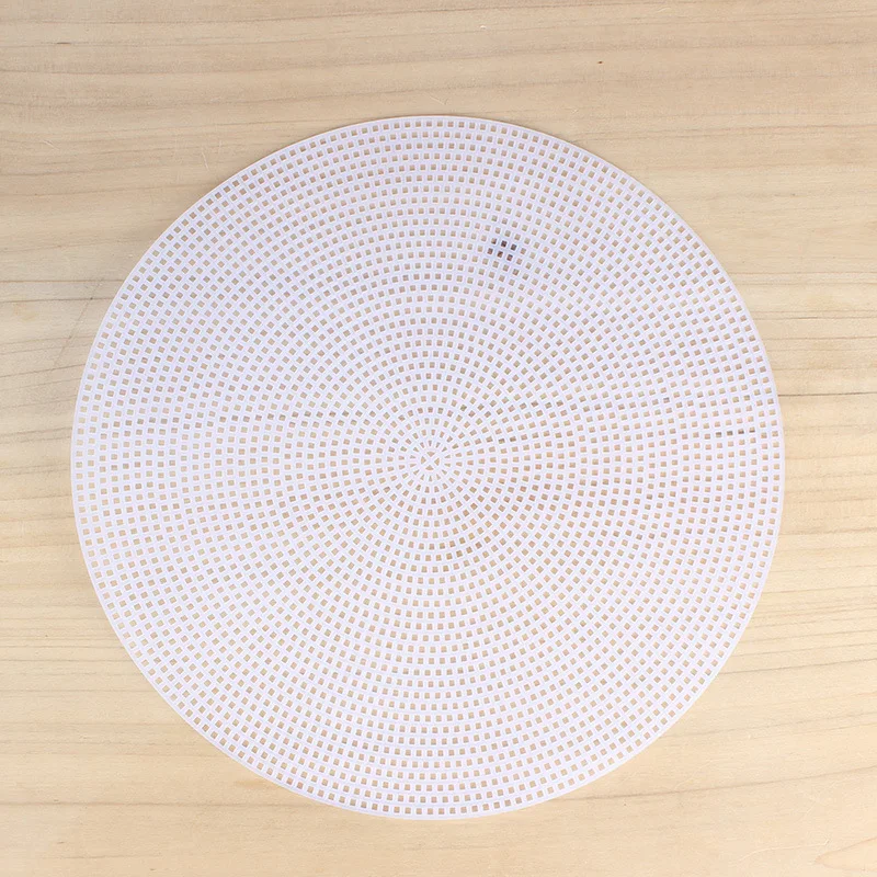 Round Mesh Cloth Thread Hook Bag Rug DIY Handcraft Bags Latch Hook Supplies Hand Knitting Accessories Crafts Grid Sheet craft supplies