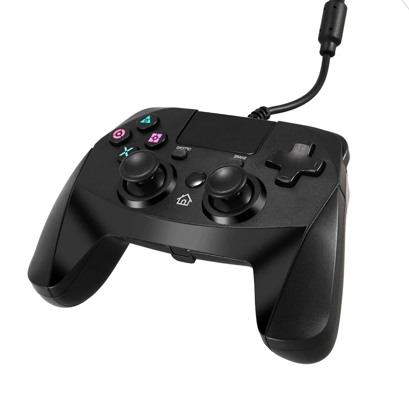 Usb проводной игровой контроллер для Ps4 Ps3 геймпады для ПК с двойным ударом гироскоп контактная платформа