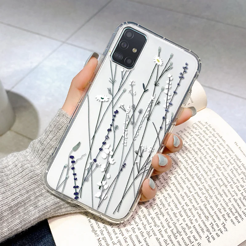 For Samsung Galaxy A51 Case Silicone Clear Funda On Samsung A51 4G 5G Protective Case Soft Coque Galaxy A 51 Shockproof Bumper samsung cases cute Cases For Samsung