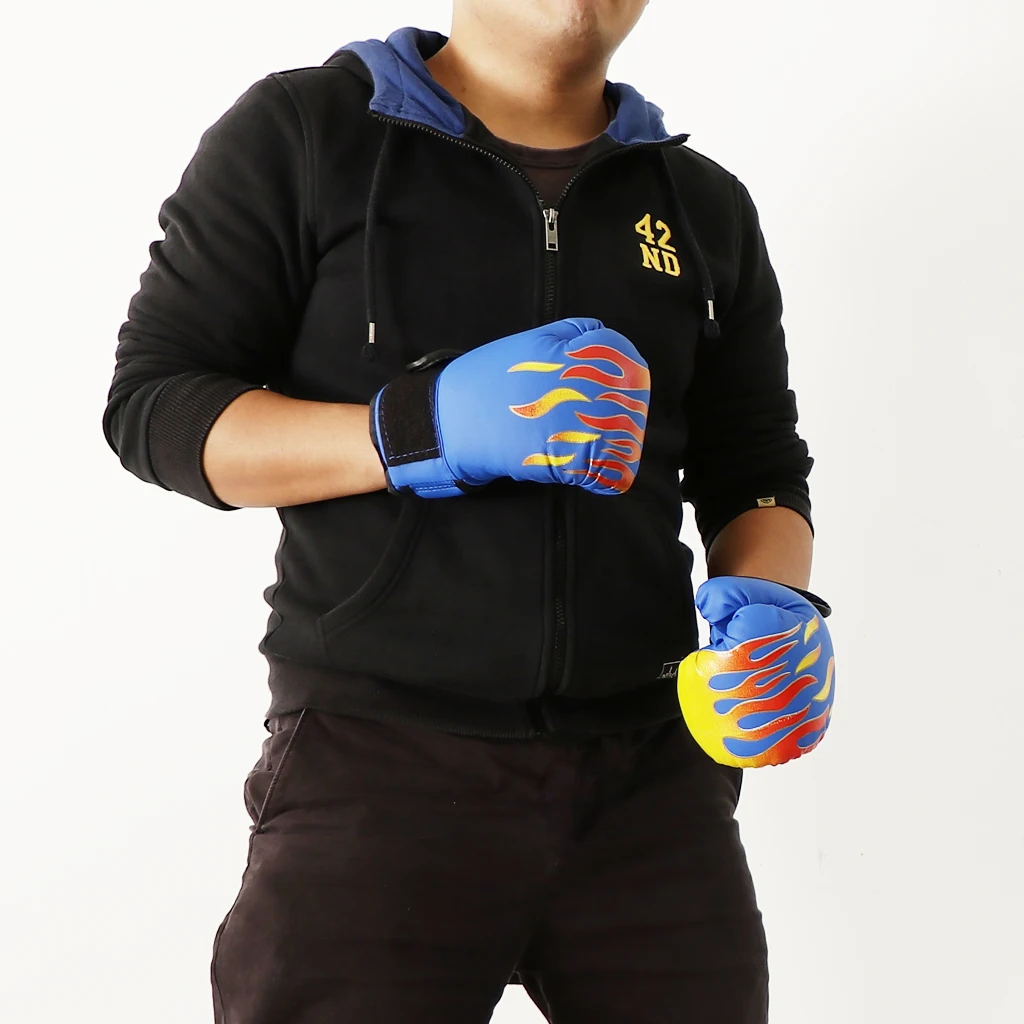 PU Sandbag Punch Training Kid Children Boxing Gloves for Age 4-12 Boys/Girls
