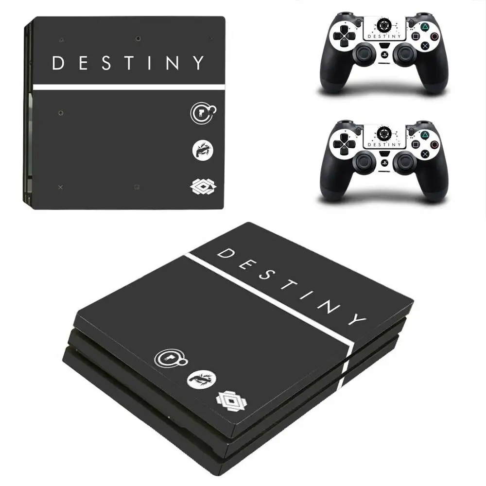 YSP4P-1614 Destiny 2 PS4 Pro Стикеры s Play station 4 кожи Стикеры Наклейки Обложка для Игровые приставки 4 PS4 Pro консоли и контроллер Скины Виниловые - Цвет: YSP4P-1614