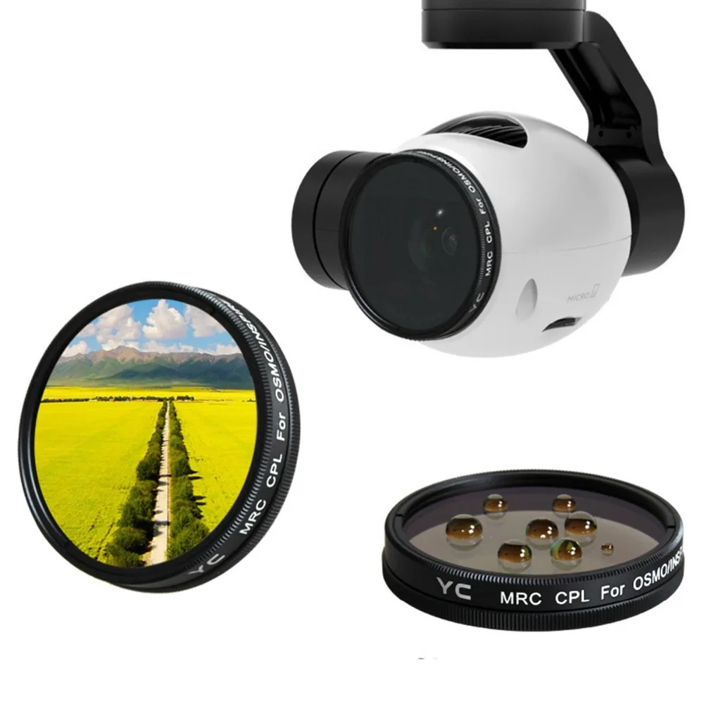 Фильтр для объектива UV CPL ND8 ND16 DJI OSMO X3 Ручной Стабилизатор стабилизатор Inspire 1