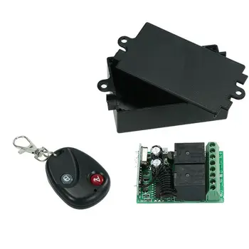 

Wireless Remote Control Switch RF 433Mhz AC 220V 2CH Relay Receiver Module and Learning Code Transmitter Remote Control A1