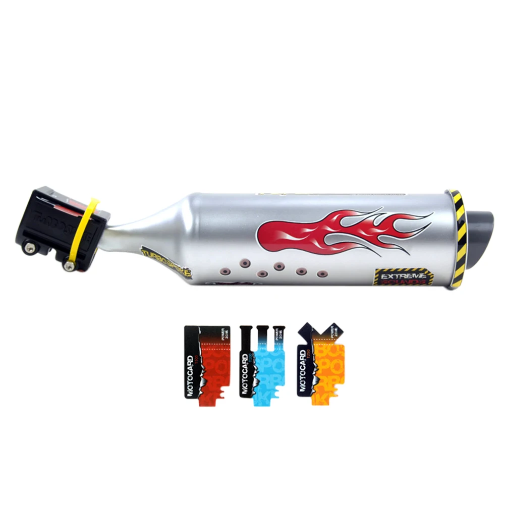 

Spoke Accessories Replacement Turbo Plastic Bicycle Motorcycle Bike Engine Exhaust Pipe Modification Sounds Installation System