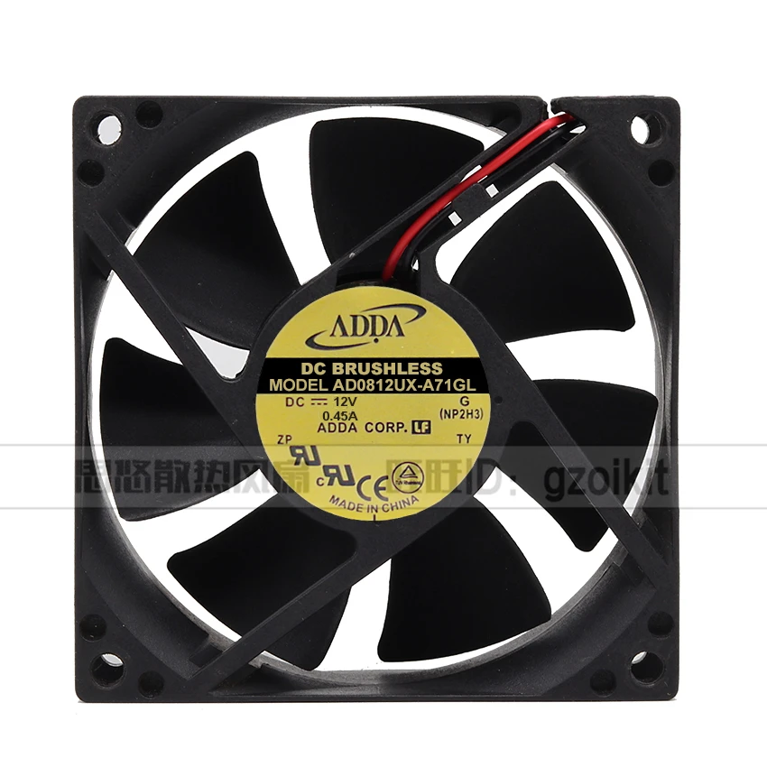 New original AD0812UX-A71GL 8CM 8025 DC12V 0.45A axial fan gale volume computer case | Компьютеры и офис