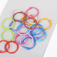 10 шт. металлическое кольцо для переплетения листов, кольца для книг, альбомы сделай сам, школьные офисные принадлежности, ремесло A16 19, Прямая поставка