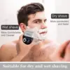 Kemei KM-2026 Powerful Barber Pro Electric Shaver for Men Hair Beard Electric Razor Balds Head Shaving Machine Finishing Fades 6