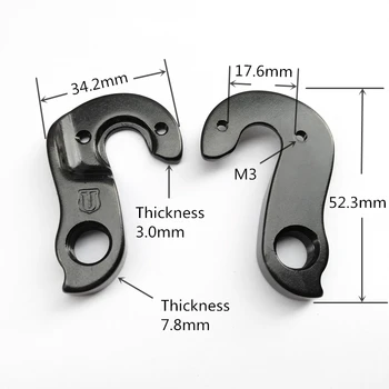 

50pc mtb alloy Cycling gear hangers Bicycle Rear Derailleur Hanger dropout for Trek Lexa SLX Emonda Lexa Boone Crockett Domane