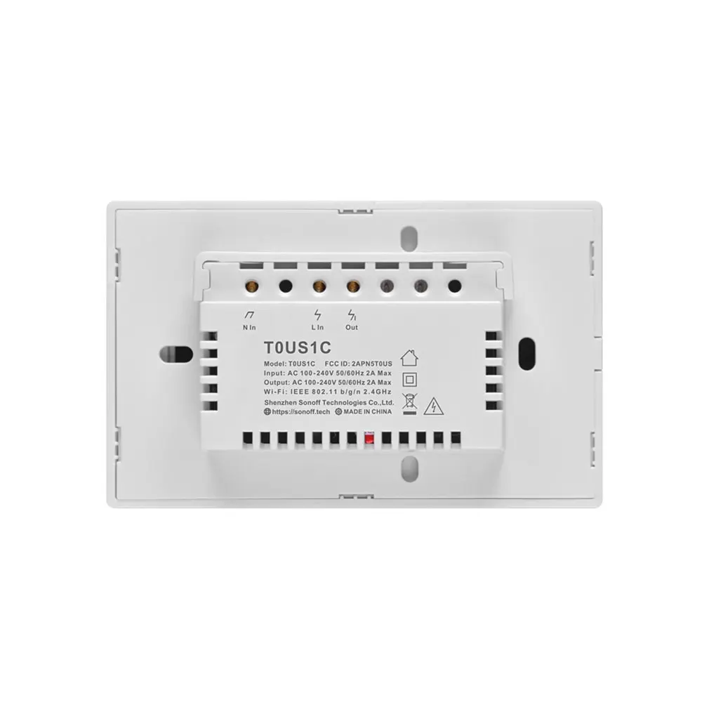 T2US TX Smart Wifi сенсорный настенный светильник переключатель с рамкой умный дом 1/2/3 Gang