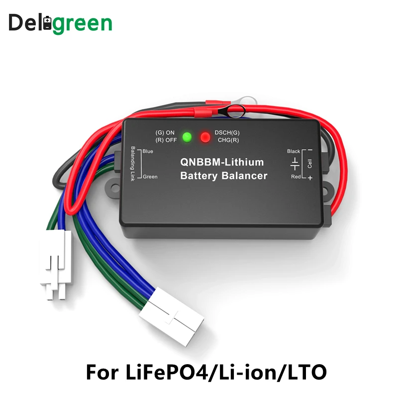 

QNBBM 1S Active Battery Balancer for Li-ion li-po Lifepo4 for solar system EV RV with LED indicator