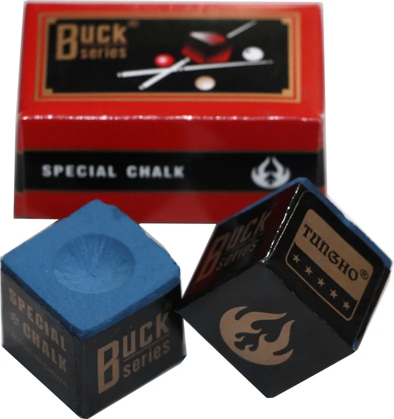 

2019 New Arrival Blue BUCK Billiard Chalk Billiards Snooker Accessories Oily and Dry Billiard Chalks