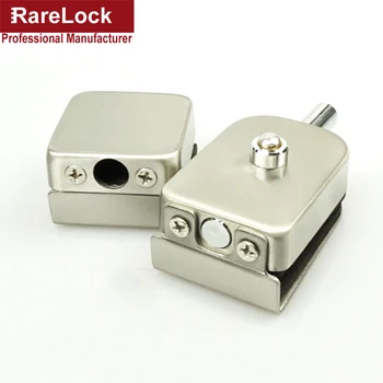 

Rarelock Stainless Glass Door Latch Lock Thumb Push Button for Window, Bathroom, Shower Room, Office, Building Hardware MS556 aa
