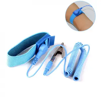 

Anti Static ESD Wrist Strap Elastic Band with Clip for Sensitive Electronics Repair Work Tools Soft Elastic Band for Comfort