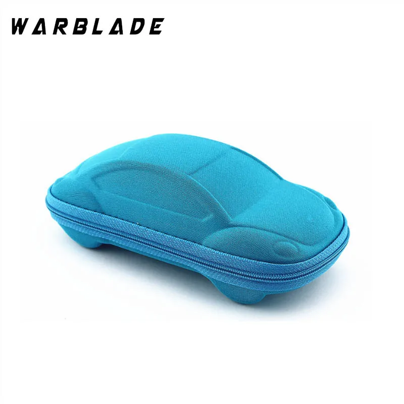 WarBLade, детские солнцезащитные очки, поляризационные, для мальчиков и девочек, круглые, защитные, солнцезащитные очки, для детей, детские очки, силиконовые очки, UV400 - Цвет линз: blue case