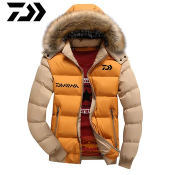 SUPER DISCOUNT ❤️ Daiwa Softshell Waterproof Men Fishing Winter Jacket Heated Warm Hiking Jacket Male Skiing Outdoor Sport Camping Jacket 5XL - discount item 30% OFF Sports & Entertainment