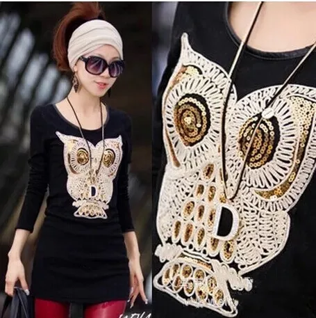 2 шт. блесток вышивка патч клейкая Одежда Украшение большая туника с совами заплатка цена с блестками патчи ручной работы