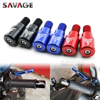 

Handlebar Grip Bar Ends Caps For YAMAHA MT-07 MT-09 MT-10 MT-125 FZ-07 FZ-09 FZ-10 XSR 700/900 2014-2020 Motorcycle CNC Aluminum