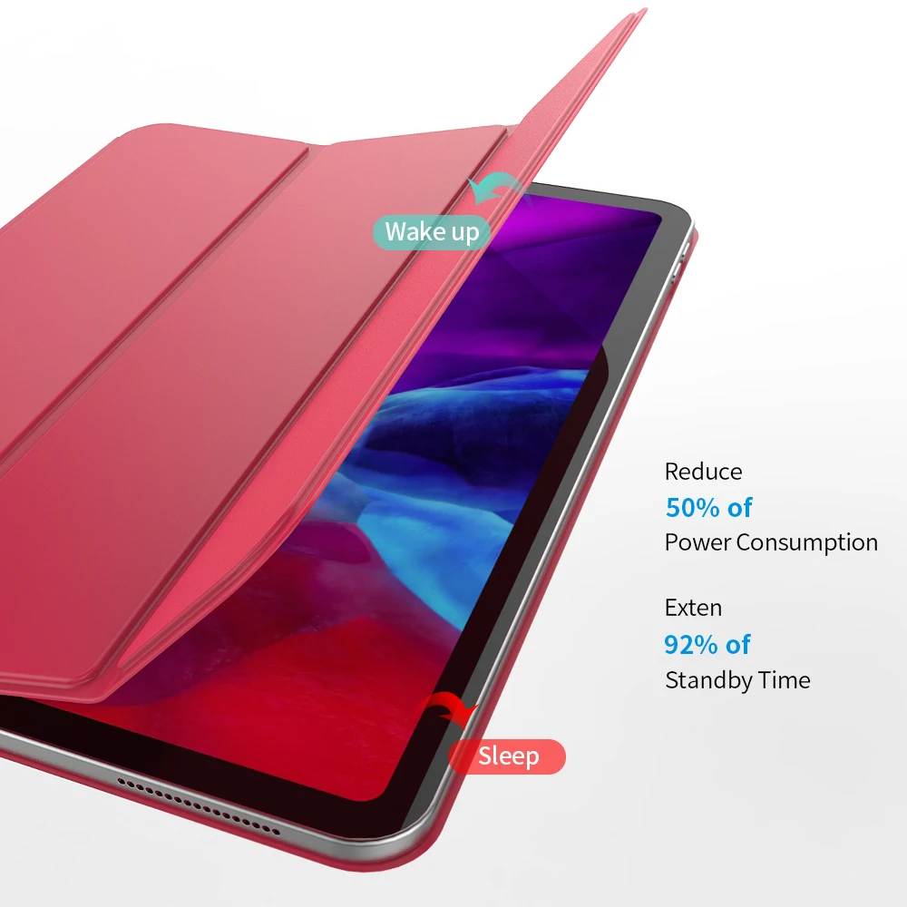 caso para ipad pro caso couro do plutônio capa inteligente para ipad pro geração