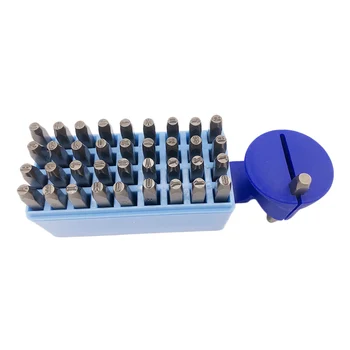 

Alphabet Number Stamping Steel Die with Fixation Letter&Digital Punch Stamp Seal Pressing DIY Metal Belt Leather Craft Tool Kit
